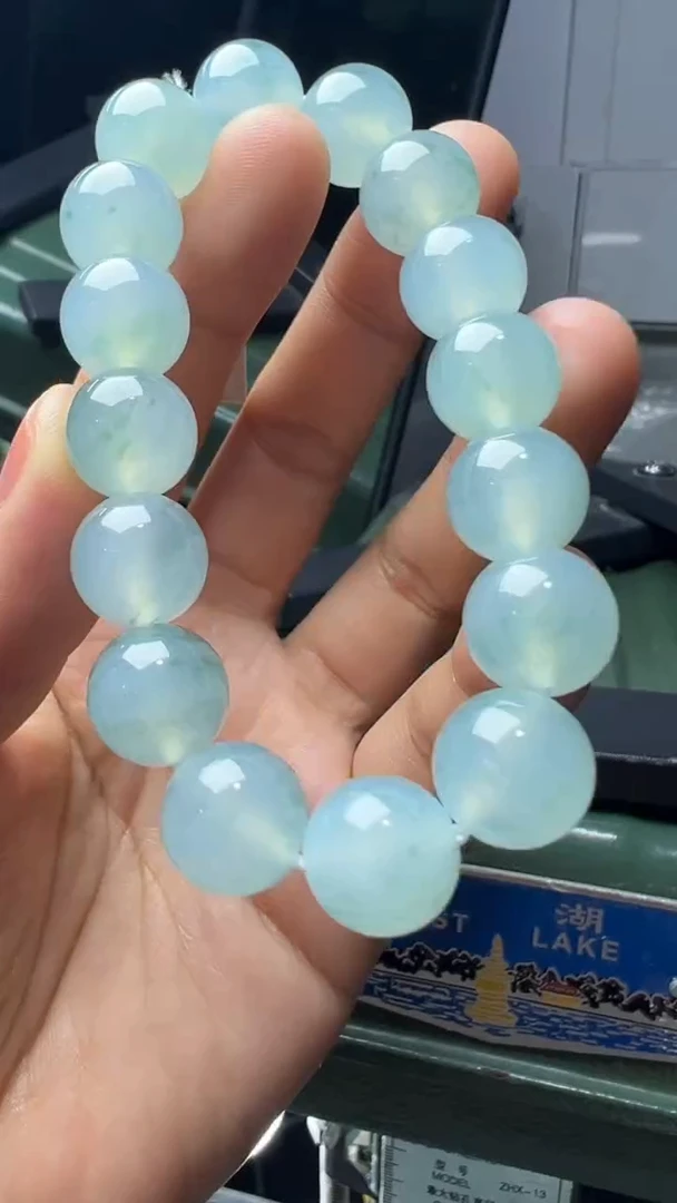 未镶嵌手串翡翠缅甸翡翠A货卡12.9左右