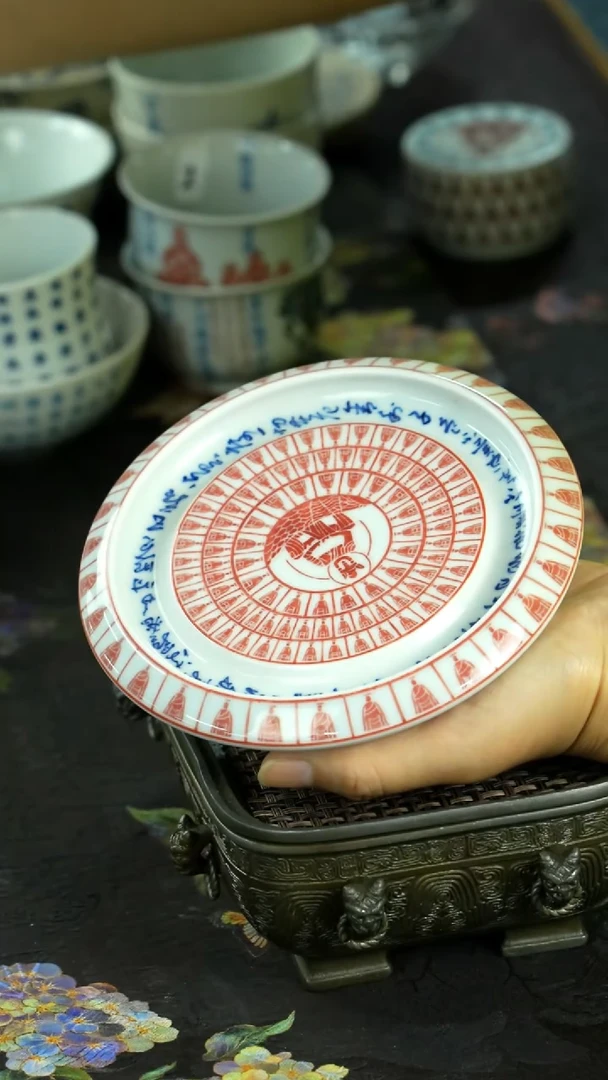 千款手绘茶具直接炸