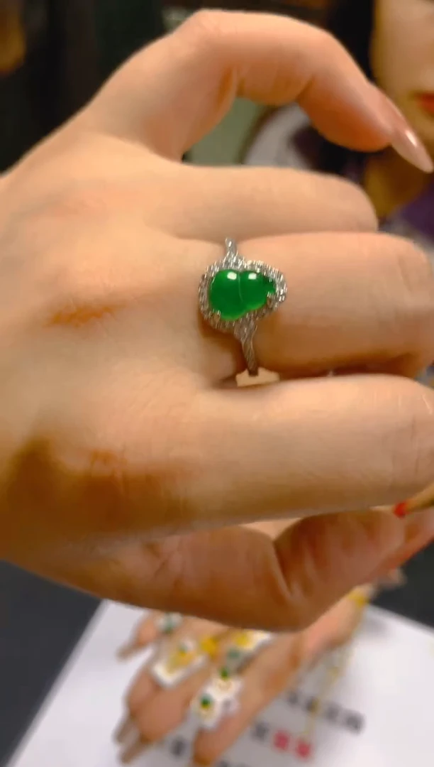 翡翠戒指未镶嵌0583001517多样性发一