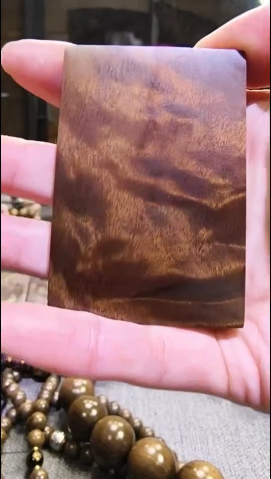 金丝楠无事牌手把件