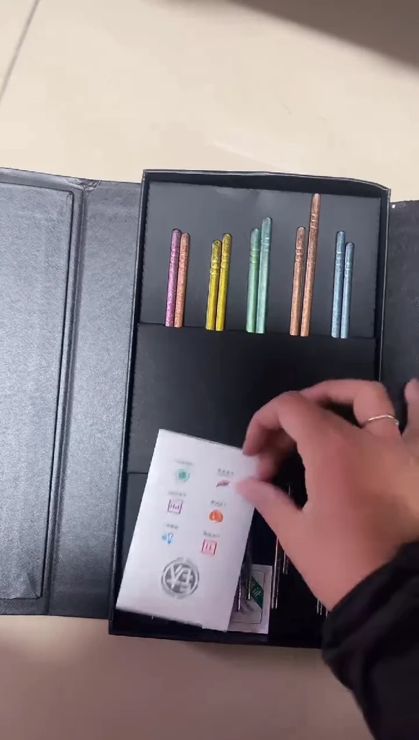 有机玻璃钛筷子5双