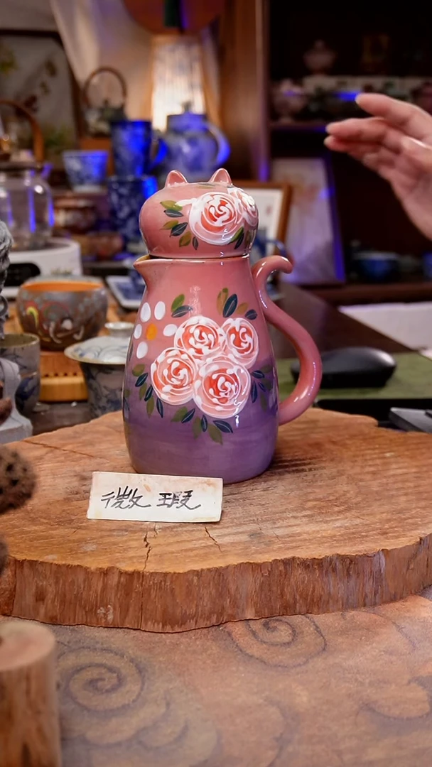 杯子玫瑰手工手绘手工手绘