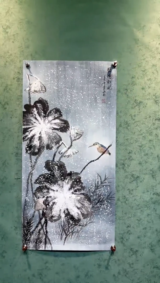 【闪购商品】国画周建真老师绘画作品4-18