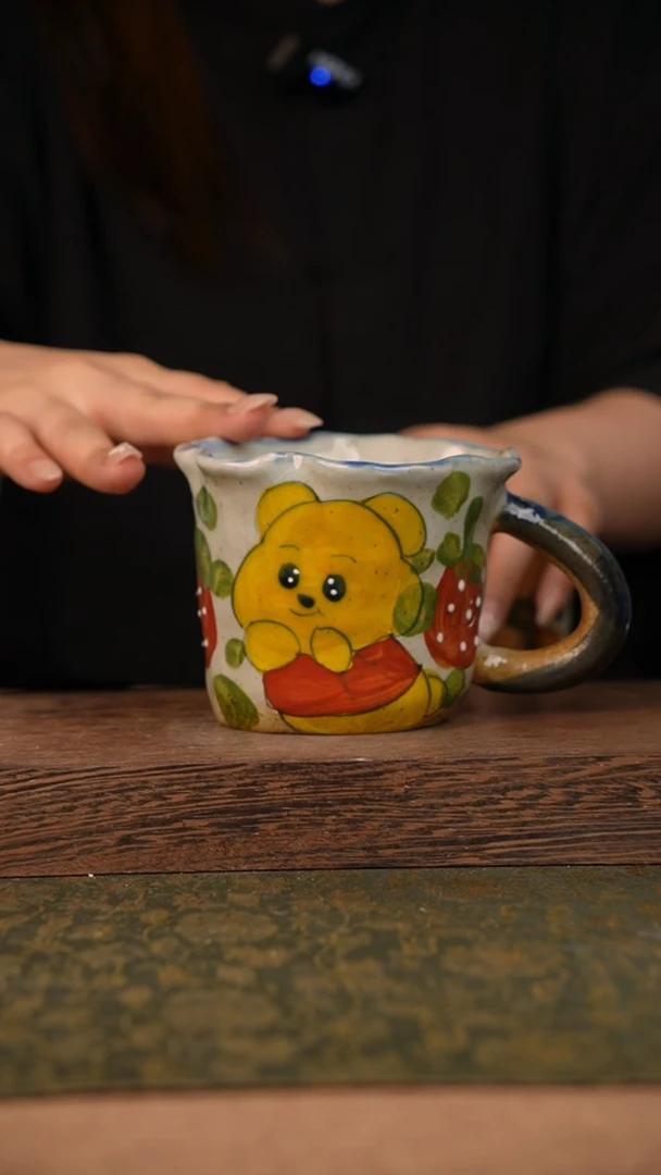 摆件泥垚手作 景德镇手工手绘器物