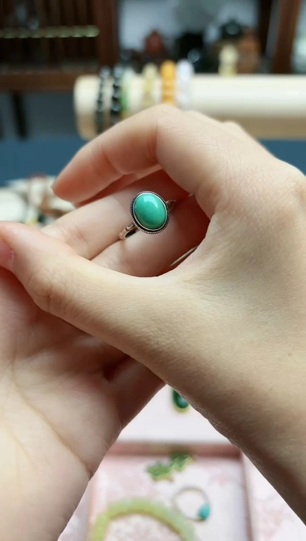 【闪购商品】绿松石戒指未镶嵌13松石戒指*1 G
