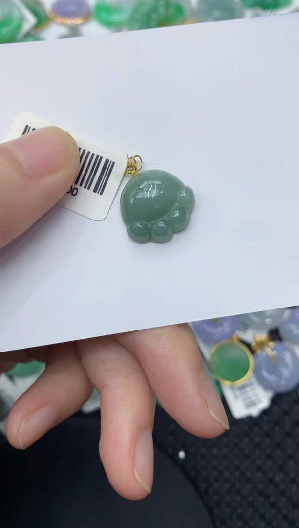 【闪购商品】翡翠颈饰18K金镶嵌11111111111