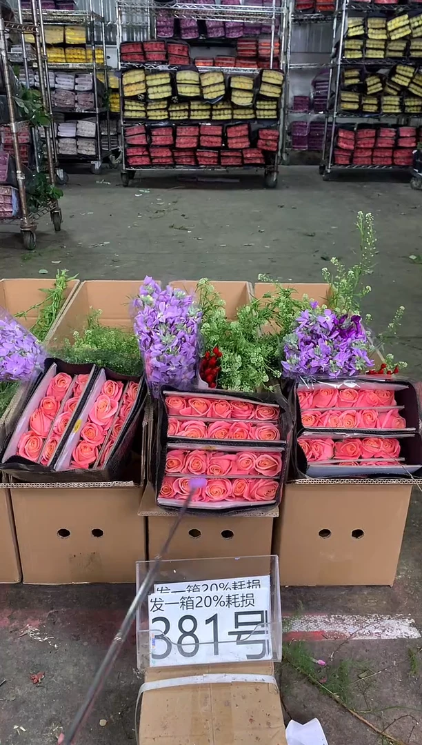 381号♥中通含20%耗损发一箱鲜花