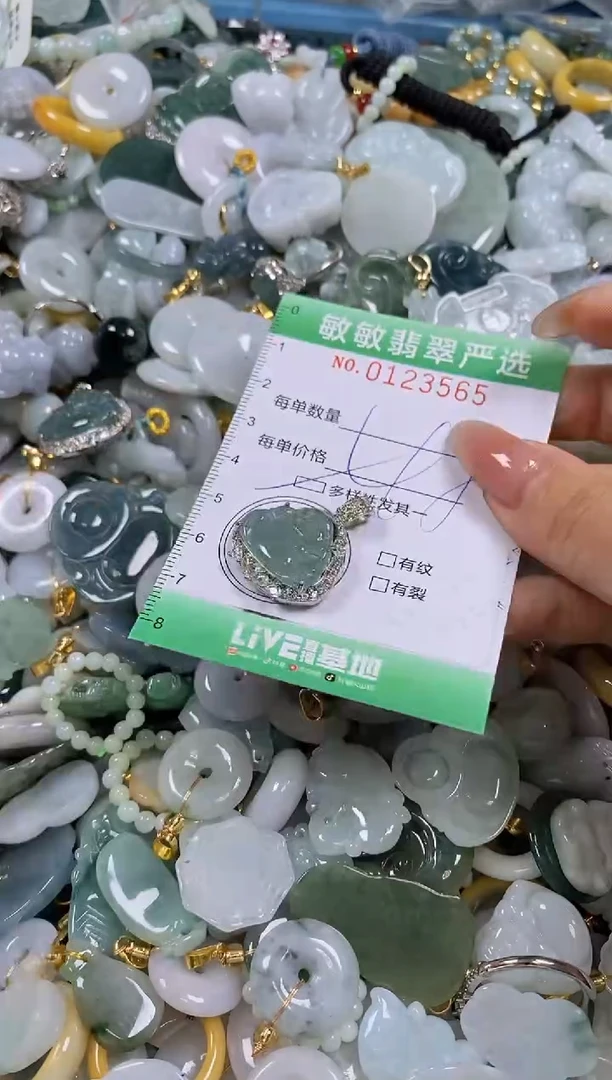 【闪购商品】翡翠颈饰未镶嵌闪购0123565多样性发其一