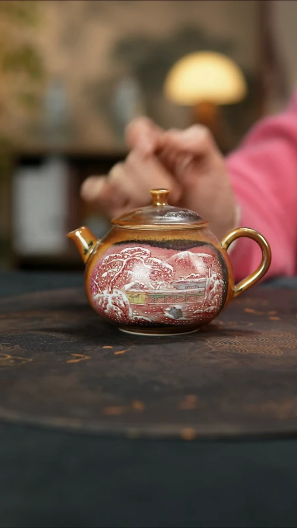 阳**暖景德镇陶瓷杯碗柴烧多人