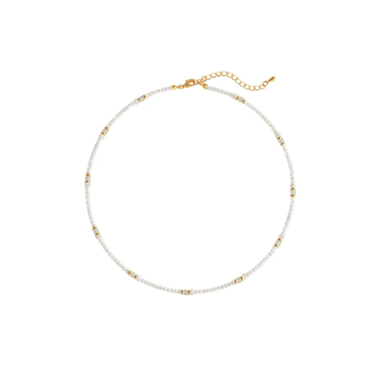 钛钢项链 小众手工串珠项链轻奢百搭锁骨链