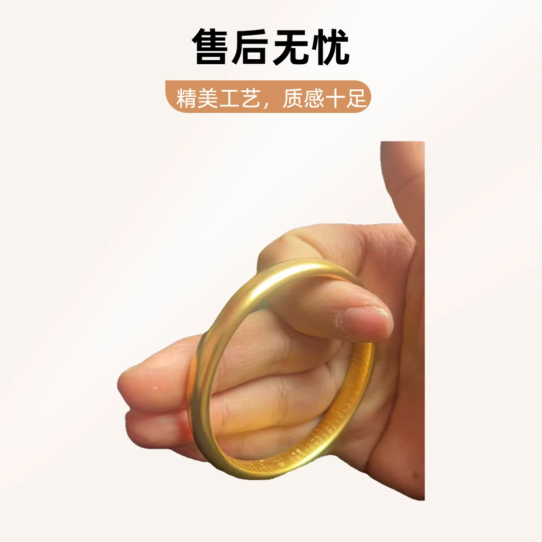 非金属珐琅手镯 珐琅手镯 11A14精美实心手镯素圈轮胎款手工磨砂