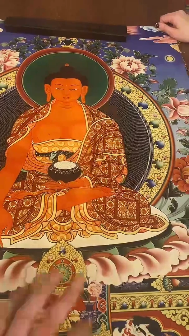 装裱画精美唐卡tk16316