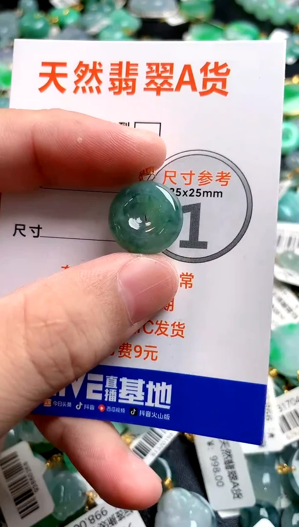 颈饰18K金镶嵌翡翠13007012