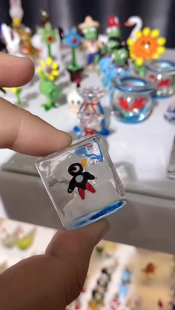 琉璃手工艺品冰块企鹅