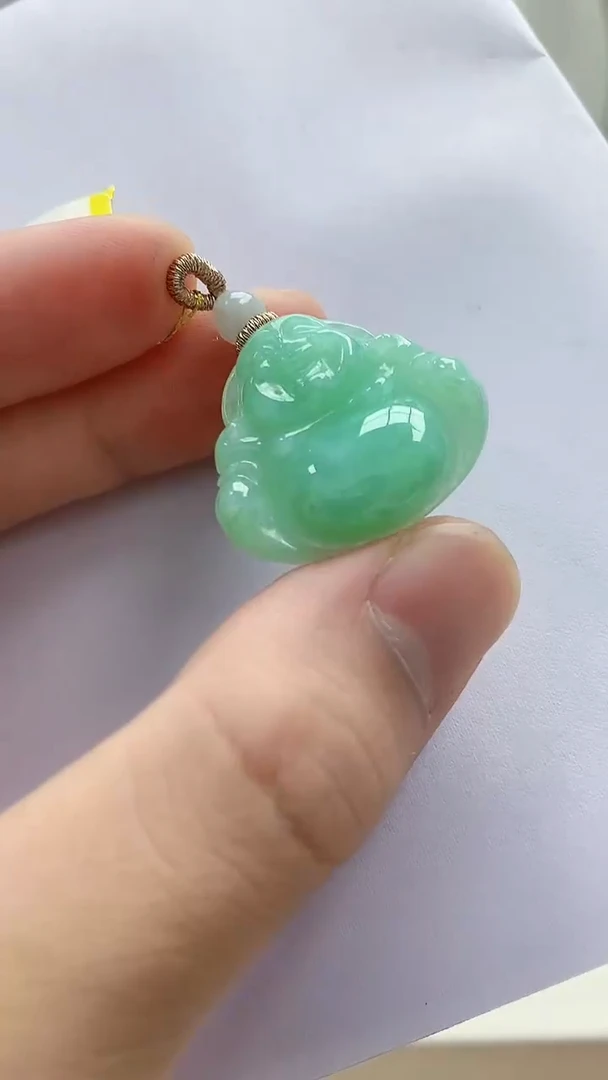 未镶嵌定制翡翠5163bb-毛货挂件13