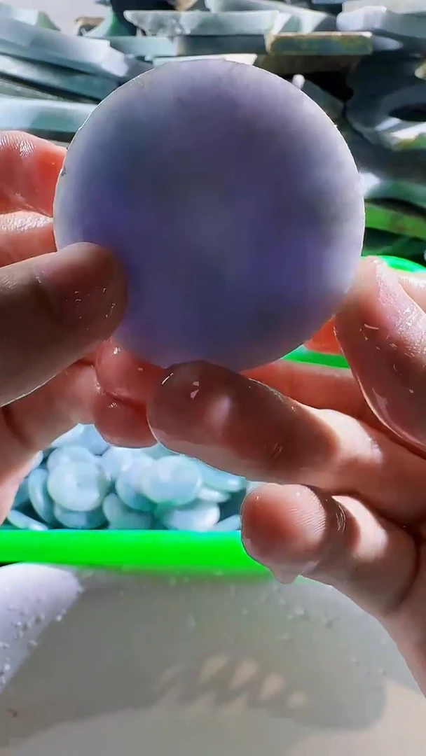 翡翠裸石缅甸翡翠A货文1057