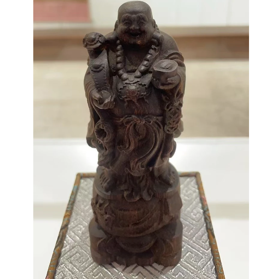 【满意珍藏】RRL29650 弥勒佛摆件   沉香木（多样性发货）