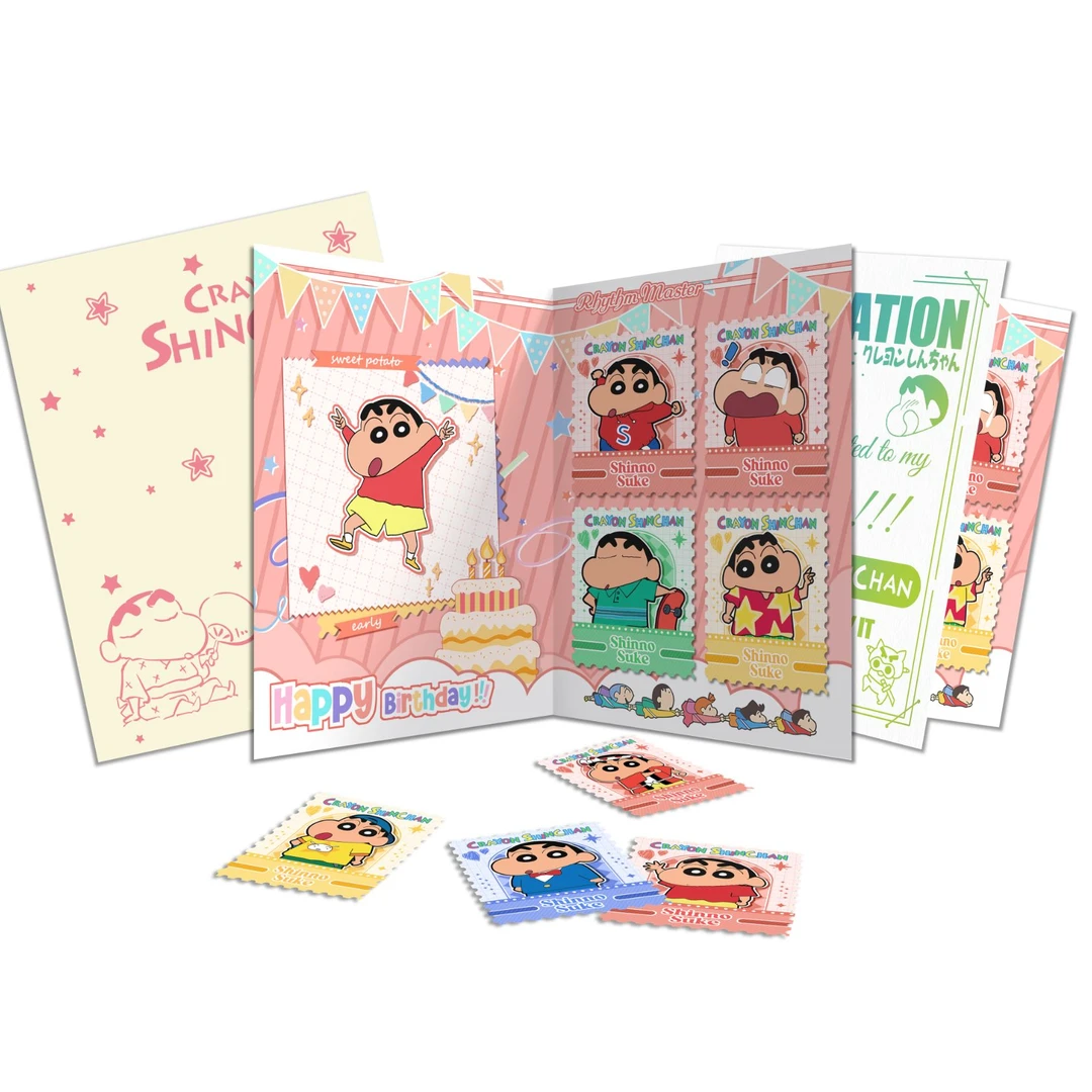 喵谷-蜡笔小新-大孩子的派对-邮票集-潮玩盲盒（默认代拆）