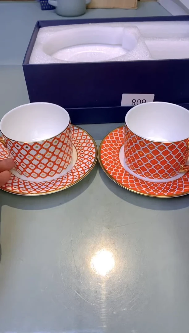 【闪购商品】瓷片俄皇咖啡杯
