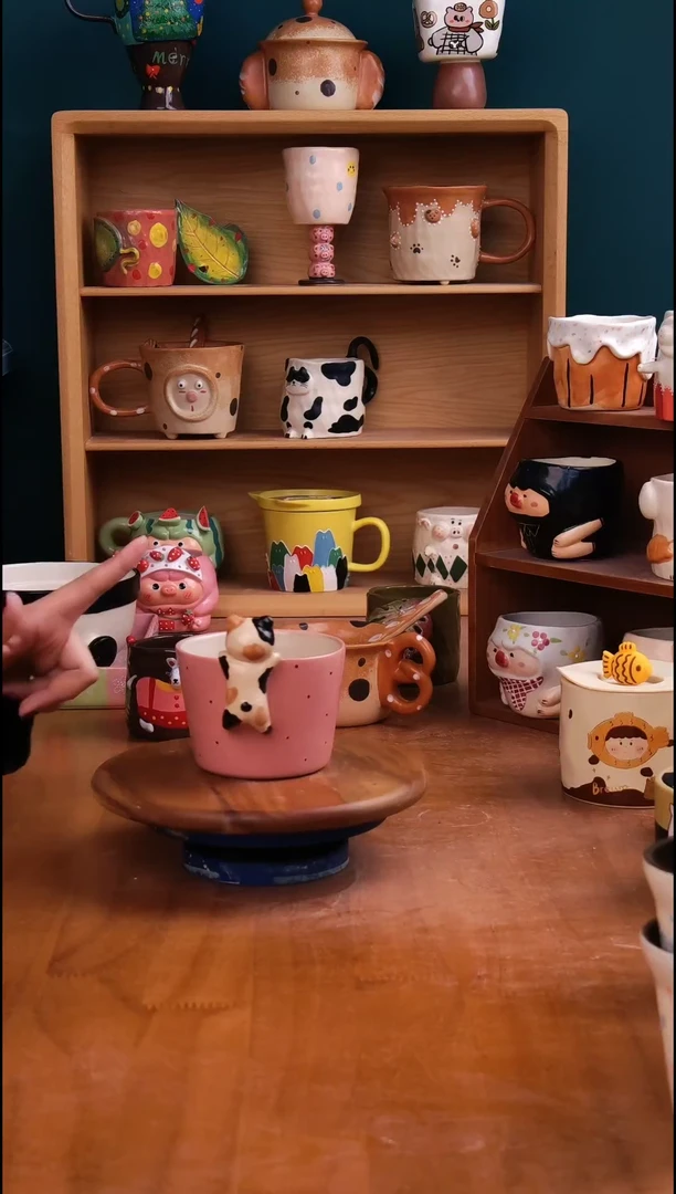 摆件陶景德镇原创手工陶瓷