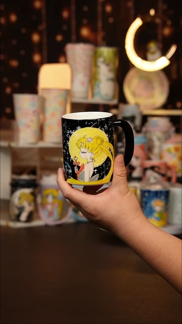 (玉泥）景德镇手工手绘文创陶瓷杯