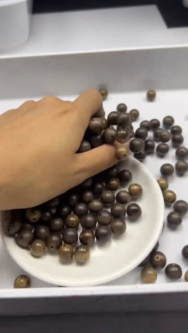 檀香木散珠w983沉*沉10mm*5颗四单随三通