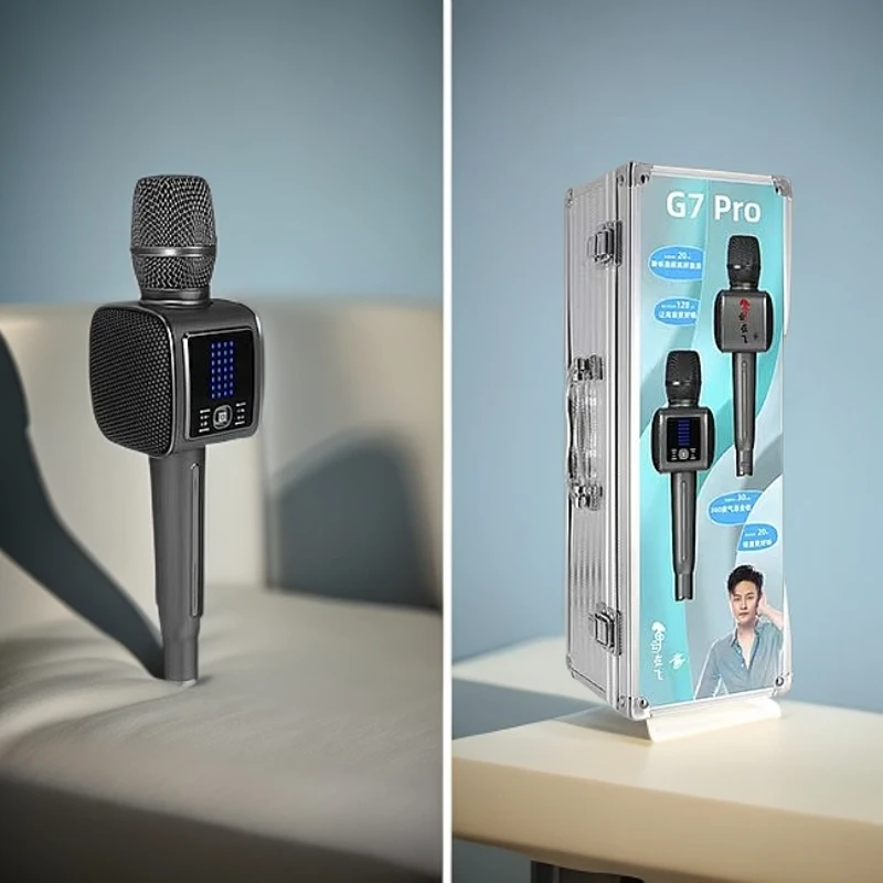 专业录音麦克风双2.0麦克风话筒支架话筒音响蓝牙通用手持