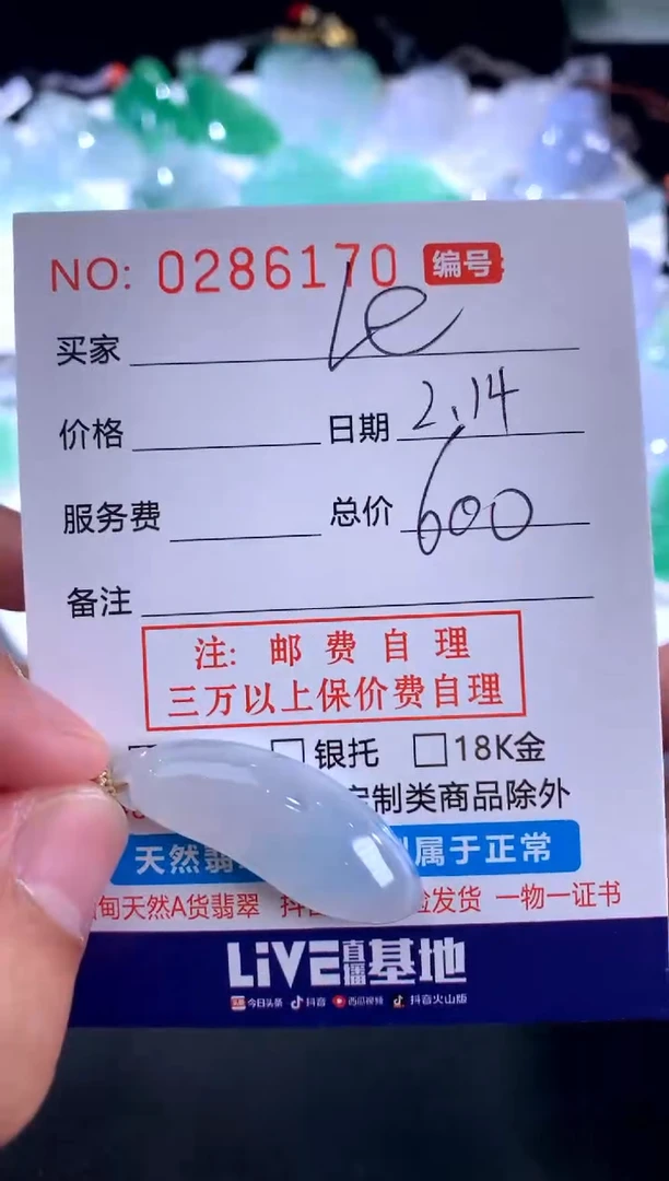 【闪购商品】翡翠颈饰未镶嵌好好