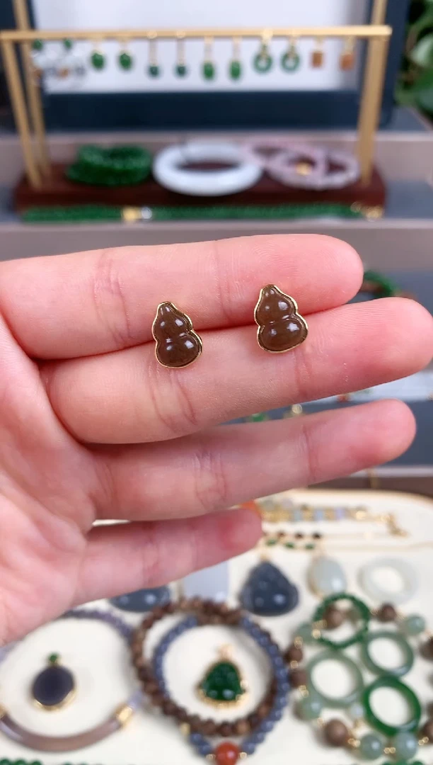 银S925镶嵌戒指和田玉1