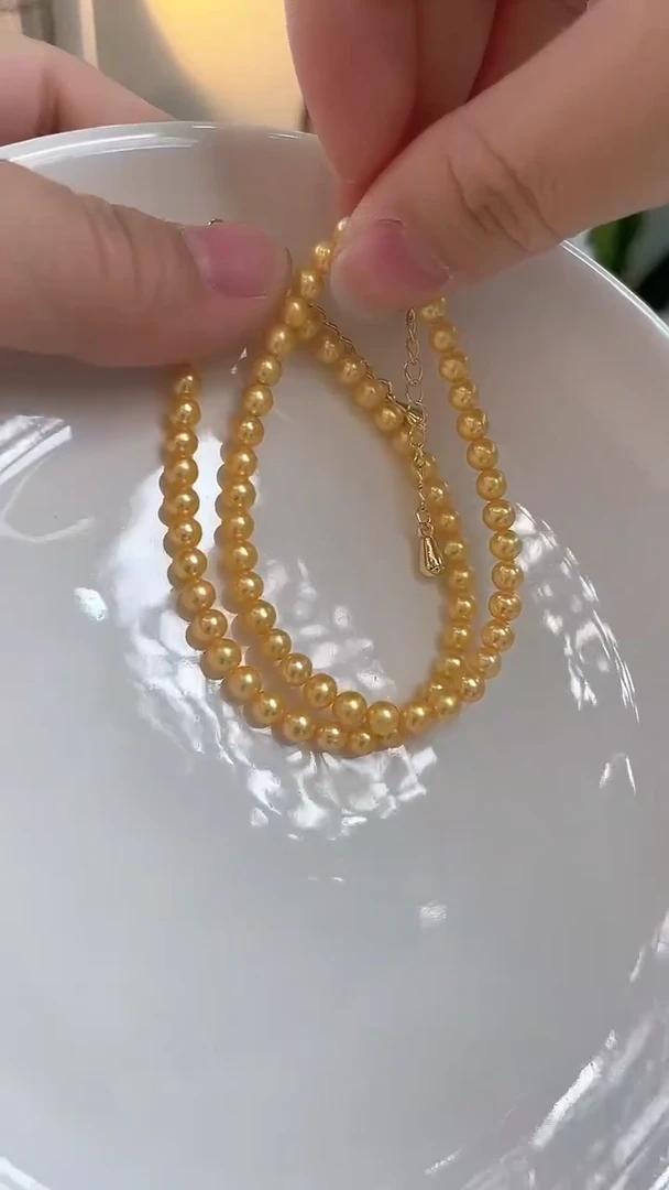 未镶嵌手链淡水珍珠4mm+黄色系小米手链（多样性发一）