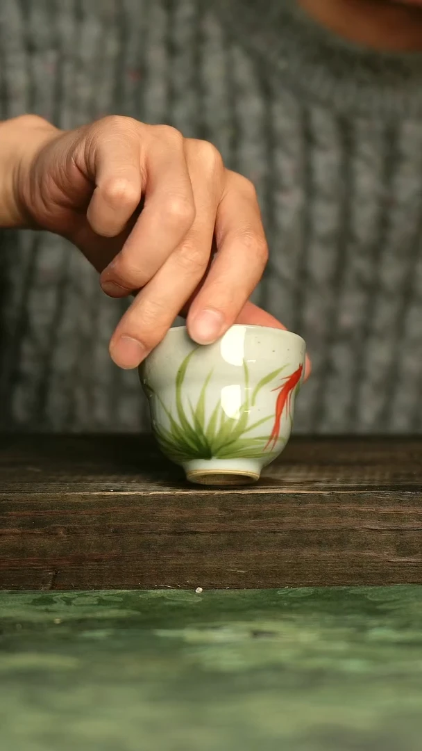 青诗集手工手绘瓷器