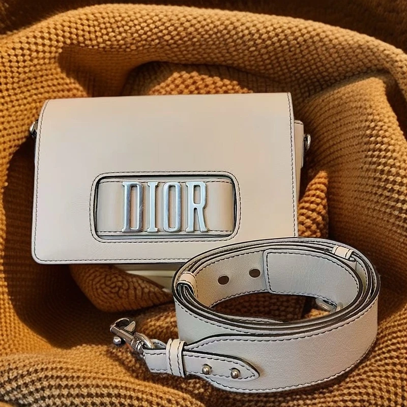 95新 DIOR/迪奥  白色Jadior单肩包 1176 0300