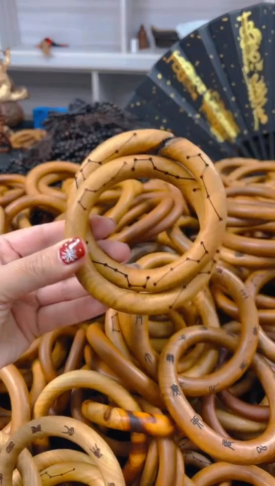 【闪购商品】枣木木雕桃木70圈口微瑕