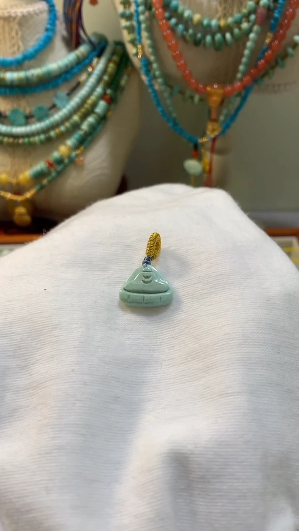 未镶嵌绿松石珠宝奇石无相佛