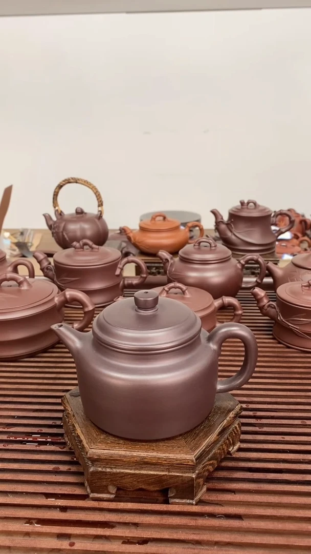 茶壶紫砂微瑕疵不退不换260毫升剑流德钟紫泥