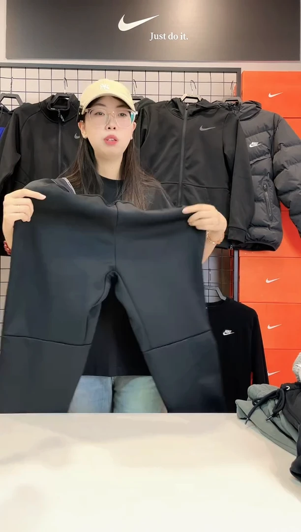 2123 华夫格子长裤XL码150-170斤 不退换