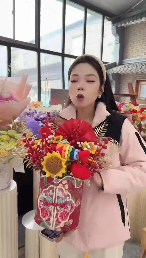 非遗手工定制花束，孤品清仓！