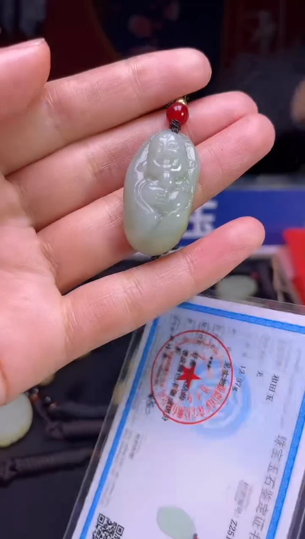 颈饰未镶嵌和田玉123