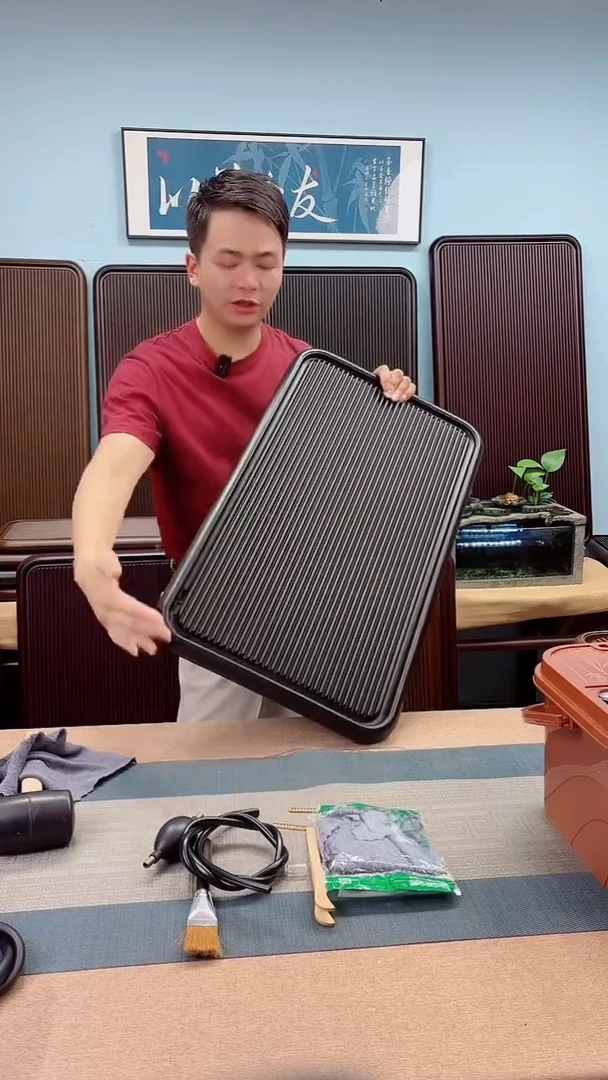 双**～70*40*4大海黑色款式茶盘