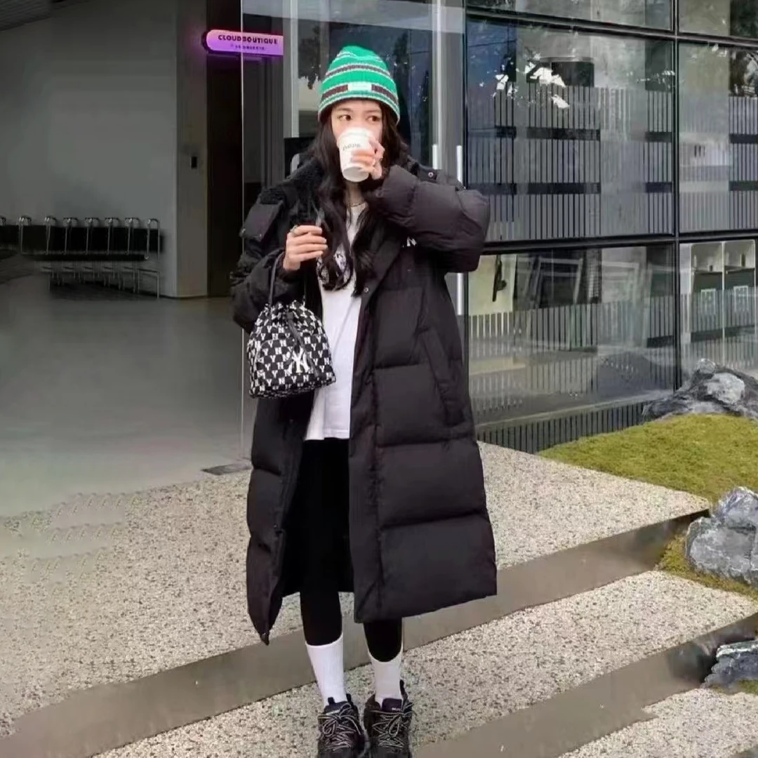 【海外版本【运费险】户外连帽工装羊毛羽绒长款滑雪服男女派克服