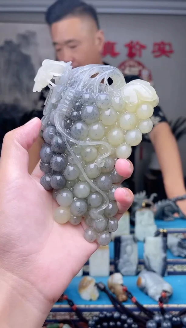 和田玉未镶嵌摆件1