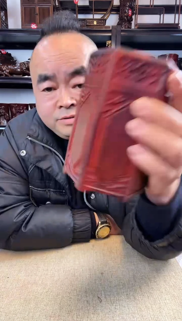 木老李红木工艺品297瑕疵