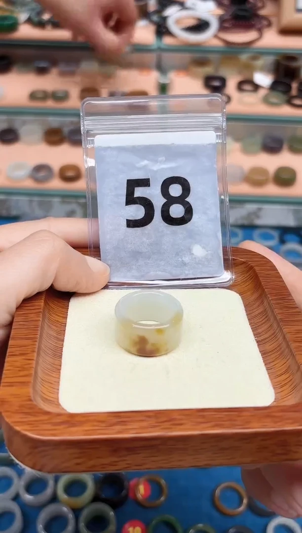 和田玉戒指未镶嵌14号