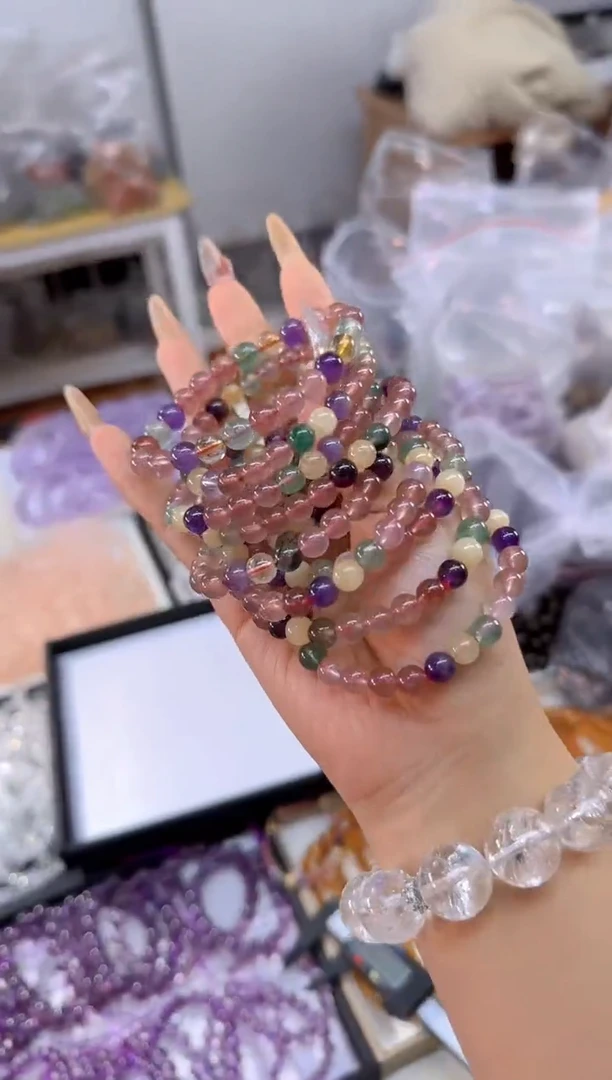 【闪购商品】水晶手串未镶嵌249/多样性发其一/卡7