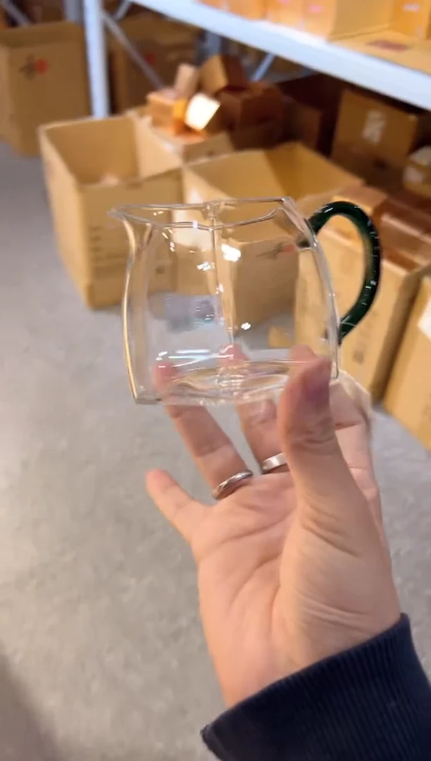 禾器-棱然茶海-墨绿色     包装瑕疵