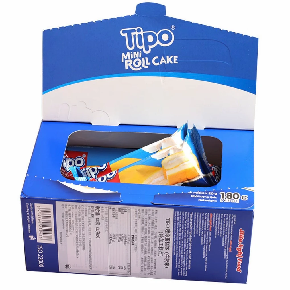 Tipo牛奶味迷你蛋糕卷180g*4