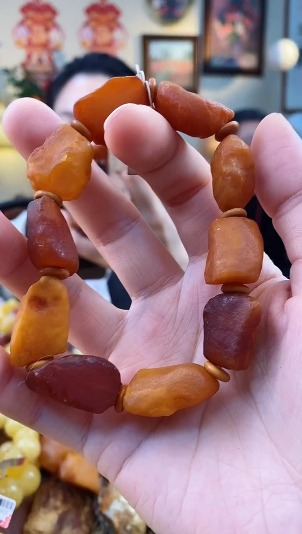 【闪购商品】琥珀手串未镶嵌手串