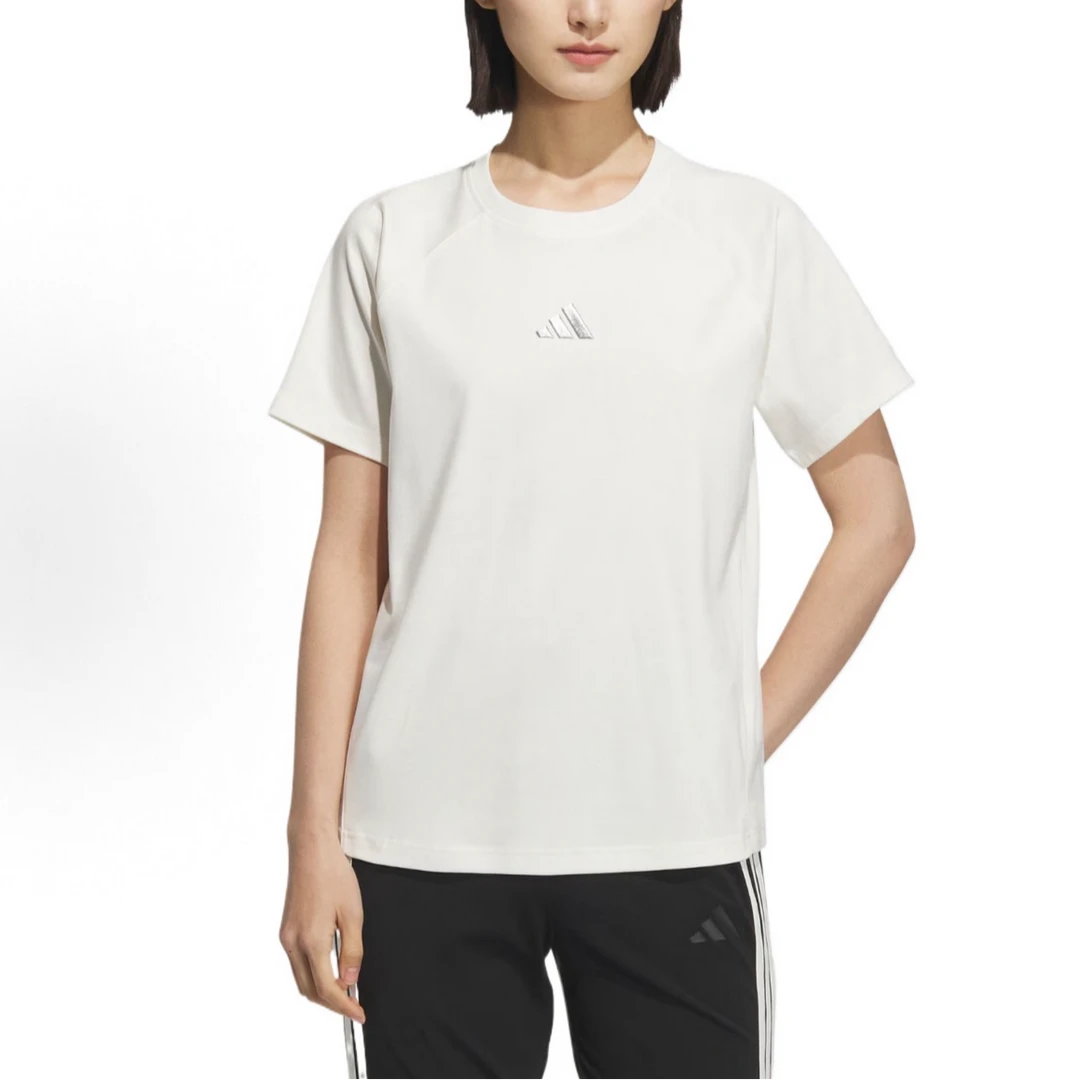 ADIDAS 阿迪达斯 新款夏季男女同款户外休闲舒适运动短袖 KB7595