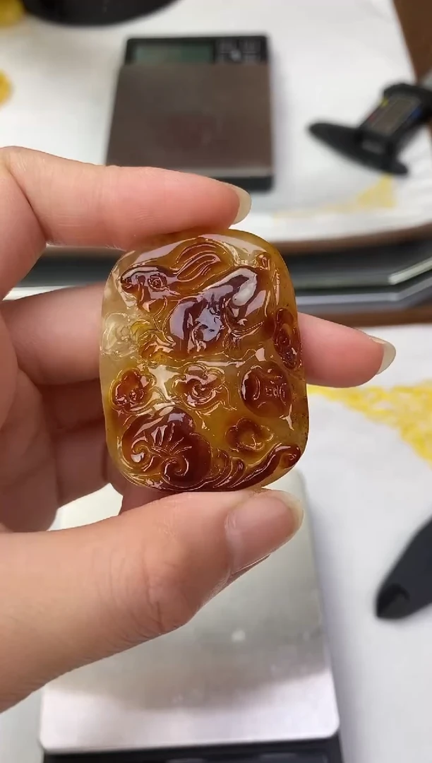 裸石琥珀未镶嵌天然琥珀蜜蜡