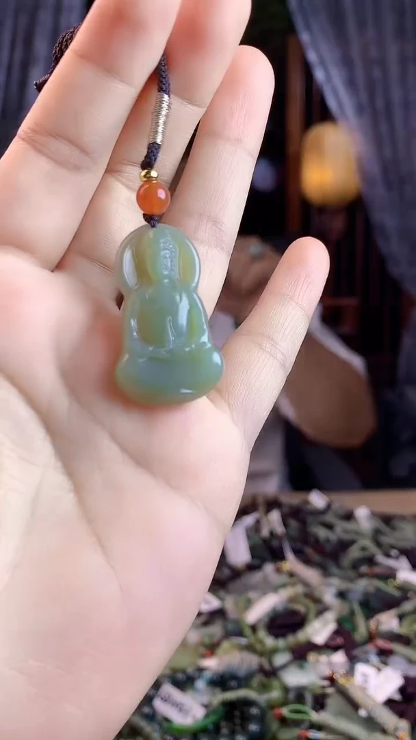 和田玉未镶嵌挂件多样性发货拍一发一